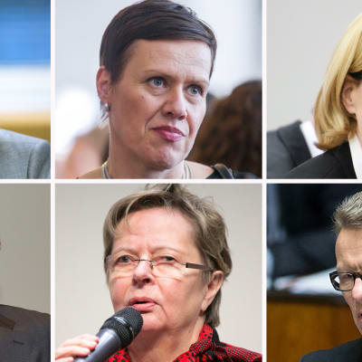 Miapetra Kumpula-Natri, Maarit Feldt-Ranta, Tuula Haatainen, Erkki Liikanen, Liisa Jaakonsaari ja Ilkka Kantola.