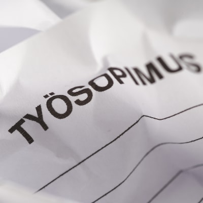 Työsopimus.