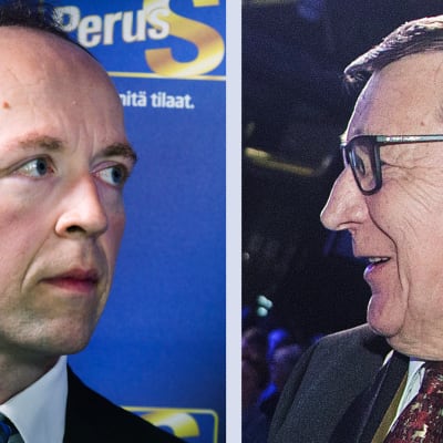 Jussi Halla-aho ja Raimo Vistbacka.