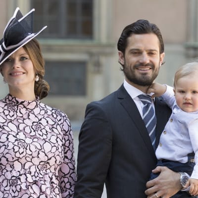Prinsessa Sofia, prinssi Carl Philip ja prinssi Alexander. 
