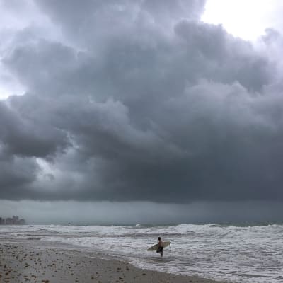Floridan Miami Beach kuvattuna 9. syyskuuta ennen hurrikaani Irman saapumista. 