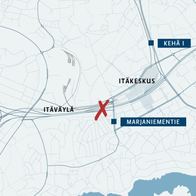 Kartta Itäväylä