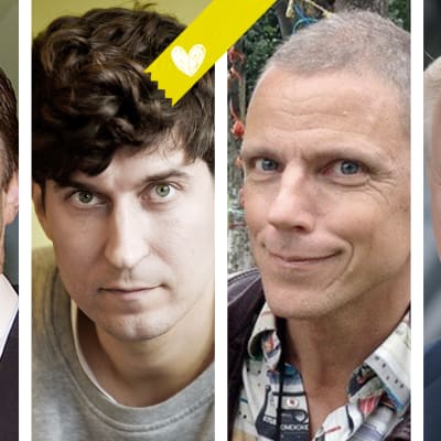 Kuvayhdistelmässä Hanno Möttölä, Kasper Strömman, Jari Järvelä ja Olli Rehn.