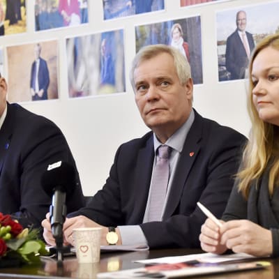Antti Lindtman, Antti Rinne ja Krista Kiuru