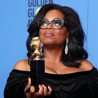 Oprah Winfrey palkittiin Golden Globe -gaalassa Cecil B. DeMille -palkinnolla.