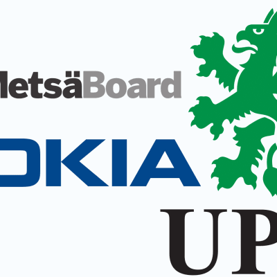 UPM MetsäBoard ja Nokia logot