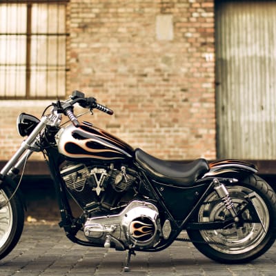 Harley Davidson moottoripyörä.
