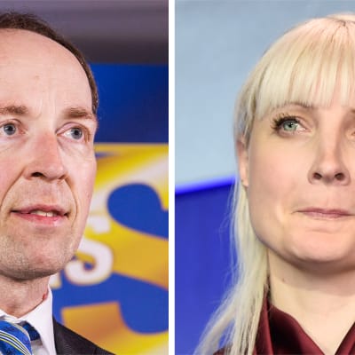 Jussi Halla-aho ja Laura Huhtasaari.