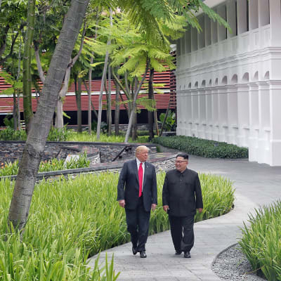 Kim Jong-un ja Donald Trump tapaavat Singaporessa.