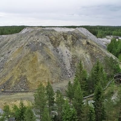 Ilmakuva kaivosalueesta
