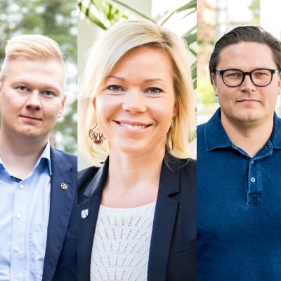 Kainuun nuoret johtajat Juha Huotari, Erno Heikkinen, Tytti Määttä, Paavo Haataja ja Mikko Soininen.