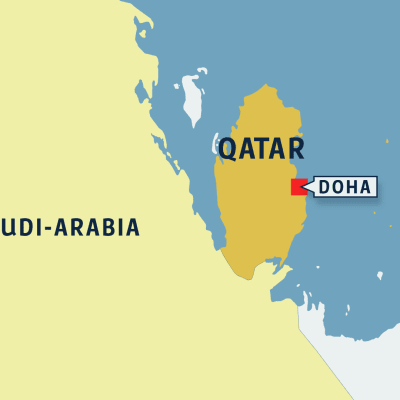 Qatar kartalla.
