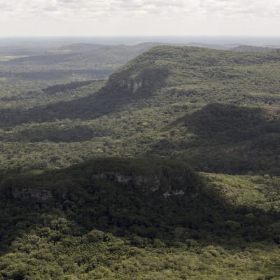 Ilmakuva Chiribiqueten kansallispuiston alueesta Kolumbiassa 2. heinäkuuta 2018.