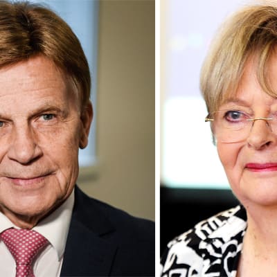 Mauri Pekkarinen ja Liisa Jaakonsaari.