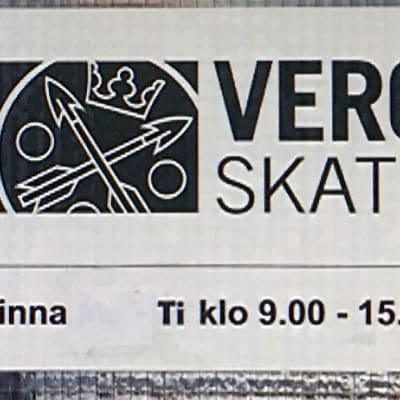 Tornion verotoimisto on avoinna kerran viikossa.
