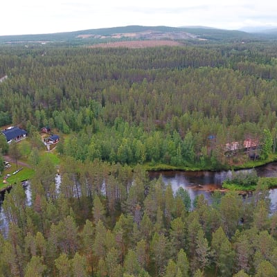 Äkäsjoki ja Hannukaisen kaivosaluetta