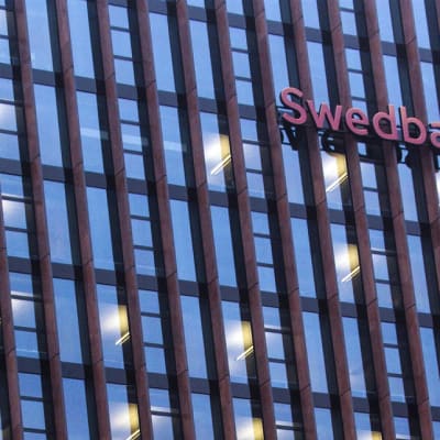 Swedbankin rakennus Vilnassa.