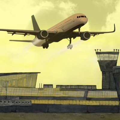 Lentokenttä ja lentokone