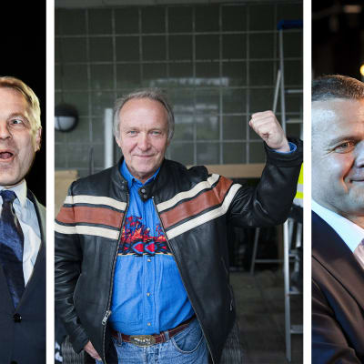 Pekka Haavisto, Teuvo Hakkarainen, Petteri Orpo