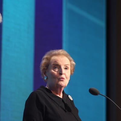 Clinton ja Albright Kosovossa