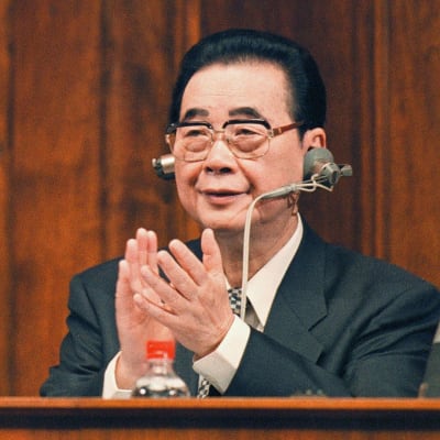 Kiinan entinen pääministeri Li Peng.