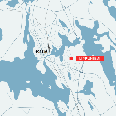 Iisalmi ja Lippuniemi.