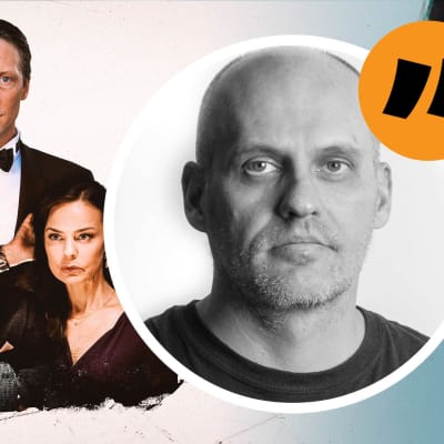 Lasse Grönroos kommentarsbild med promobilder ur tv-serien Exit.