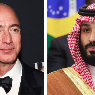 Jeff Bezos ja Mohammad bin Salman 