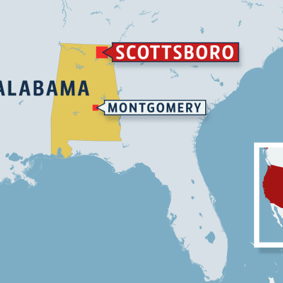 Alabaman kartta