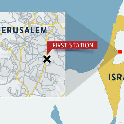 Jerusalemin kartta.