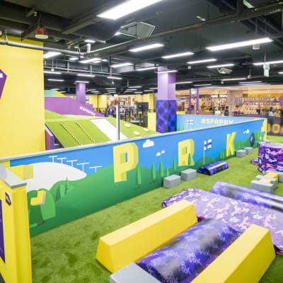 Singaporessa sijaitseva SuperPark-aktiviteettipuisto.