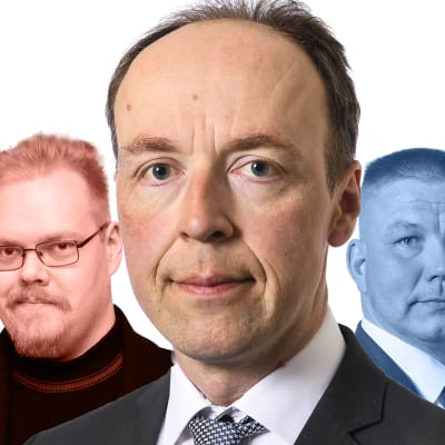Asseri Kinnunen, Toni Jalonen, Jussi Halla-aho, Juha Mäenpää ja Ano Turtiainen.