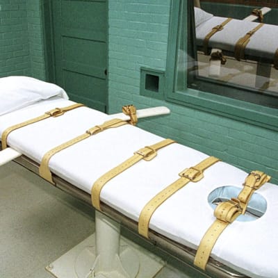 Huntsvillen vankilan teloituskammio vuodelta 2000.