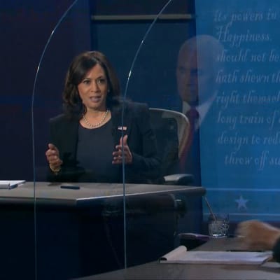Harris löi Trumpia koronalla ja uusnatseilla, Pence puolusti presidentin toimia