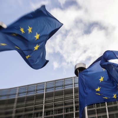 EU:n ulkoministerikokouksen tiedotustilaisuus Brysselissä