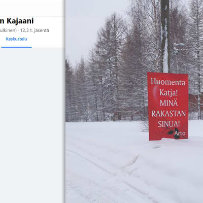 Kuvakaappaus Meidän Kajaani -Facebook-ryhmästä.