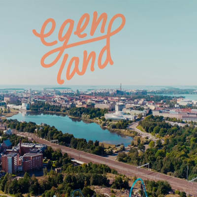 Bild på Helsingfors från luften