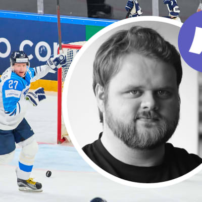 Finland firar mål.
