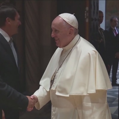 Paavi Franciscus vieraili Unkarissa