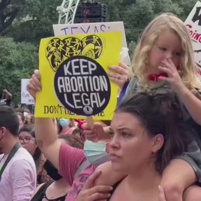 Aborttioikeuden kannattajat marssivat Houstonissa ja New Yorkissa