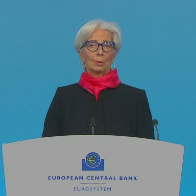 CHRISTINE LAGARDE EKP:N TOIMISTA