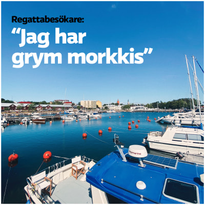 Instagrambild med ett citat av en person som besökte Hangöregattan 2021.