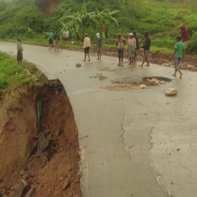 Batsirai-myrsky teki tuhoja Madagaskarilla