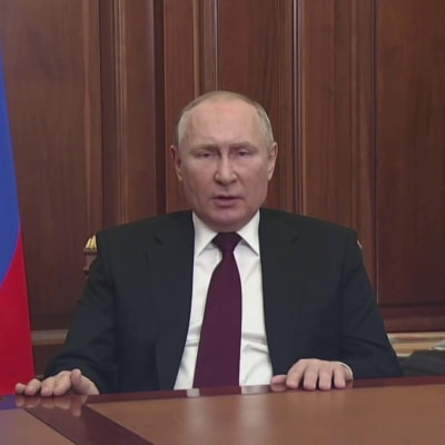 Putin tunnusti separatistialueet Itä-Ukrainassa