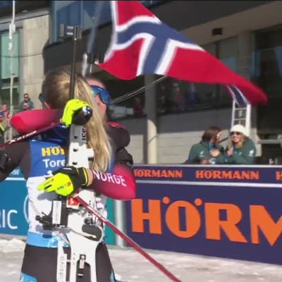 Marte Olsbu Röiseland voitti kokonaiskilpailun