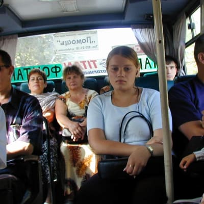 Rysk turistbuss