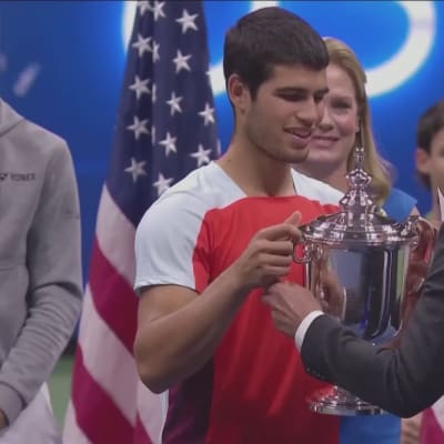 Tällä ässäsyötöllä Carlos Alcaraz ratkaisi US Openin mestaruuden