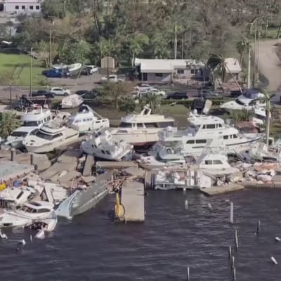 Ilmakuvat paljastavat hurrikaani Ianin tuhot Floridassa.
