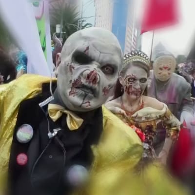 Zombie-kulkue valtasi Mexico Cityn 
