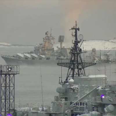 Fartyg från Rysslands norra flotta.